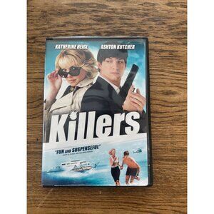 Killers 2010 DVD Comedy Romance Action Katherine Heigl Ashton Kutcher Pre-Owned